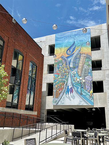 GMA Courtyard mural