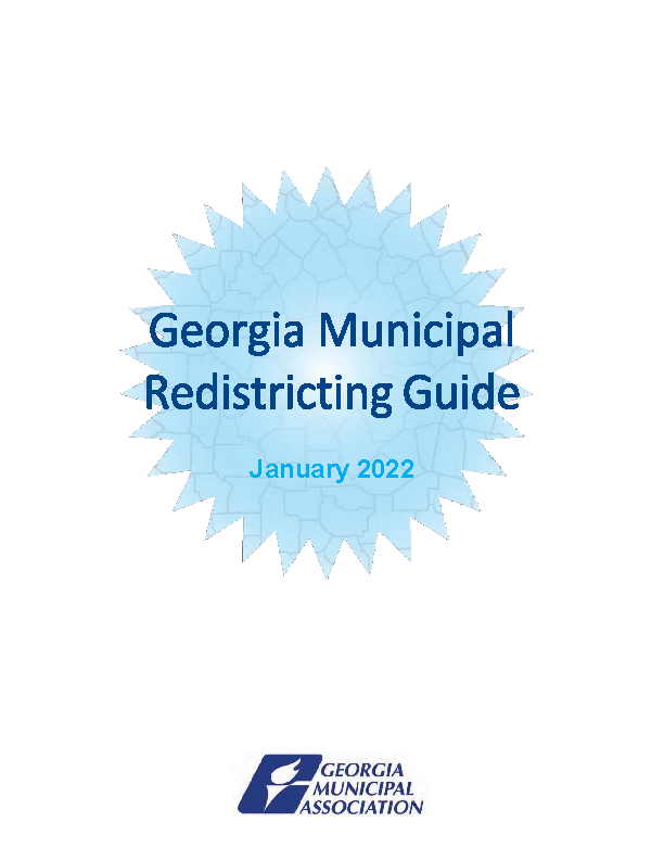 2022 Georgia Municipal Redistricting Guide