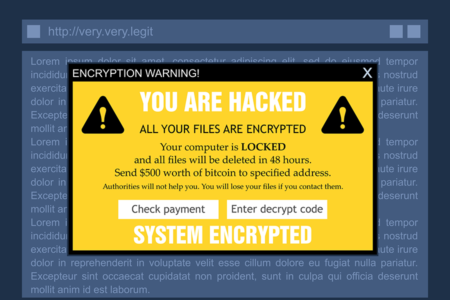 Ransomware. You are hacked.