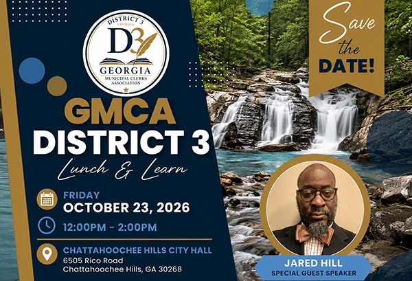 Fall District 3 Lunch and Learn